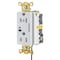 Hubbell Wiring Device-Kellems Straight Blade Receptacle, 5-15R, 15 A, 125V AC, 2 Pole, 3 Wire, Grounded HBL5262LC1W - alternate 1